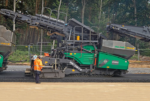 Pavimentadora de asfalto - SUPER 2100-3i IP - JOSEPH VÖGELE AG - de orugas