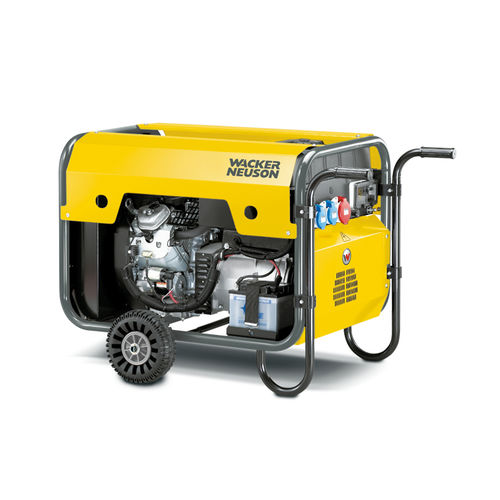 Grupo electrógeno con motor de gasolina - GS12AI - Wacker Neuson SE - trifásico / con ruedas / inyección indirecta