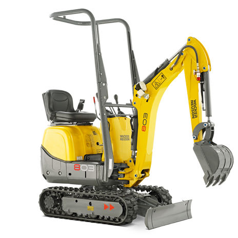 Microexcavadora - 803 - Wacker Neuson SE - con orugas / diésel / para obra de construcción