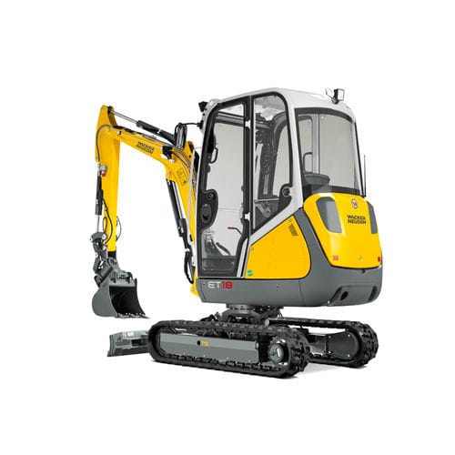 Excavadora intermedia - ET18 - Wacker Neuson SE - con orugas / diésel