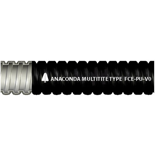Funda de protección - FCE PU V0 series  - Anamet Europe - espiralada / para cables / de acero galvanizado