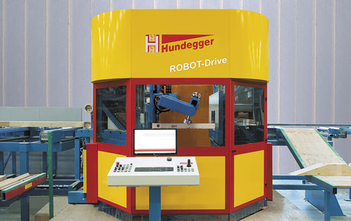 Centro de mecanizado de 3 ejes - ROBOT-Drive series - Hans Hundegger - universal / para madera / de alta precisión