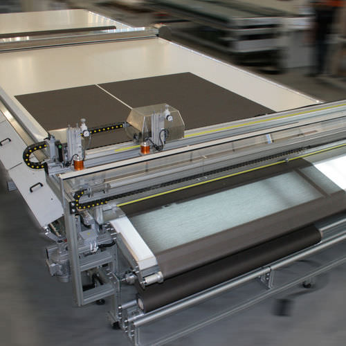 Máquina de corte de hoja rotativa - SM-400-TA - SolarEdge Automation Machines S.p.A. - por ultrasonidos / de tejido / CNC