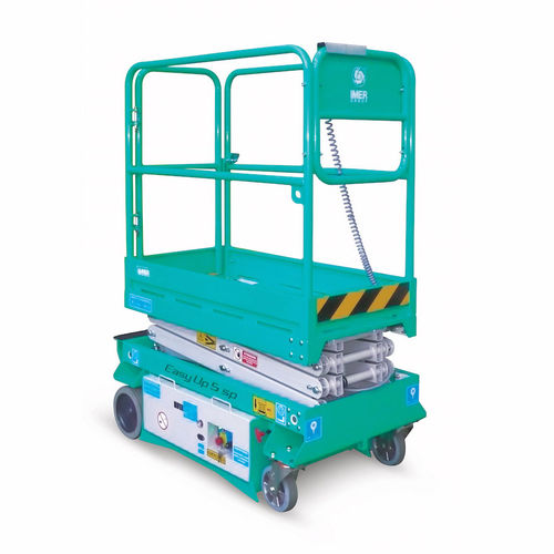 Plataforma elevadora de tijera autopropulsada - EASY UP 5 SP - IMER International SPA - eléctrica