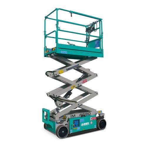 Plataforma elevadora de tijera autopropulsada - IM 80 series - IMER International SPA - eléctrica / para uso en interiores y exteriores