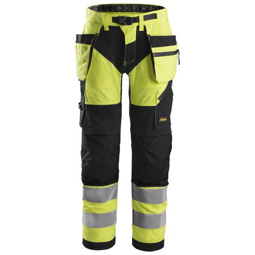 Pantalón de trabajo - 6932 - Snickers Workwear AB - de alta visibilidad / de tipo 2 / de poliéster