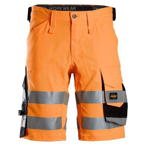 Pantalón corto de trabajo - 6136 - Snickers Workwear AB - de alta visibilidad / de tipo 2 / de poliamida