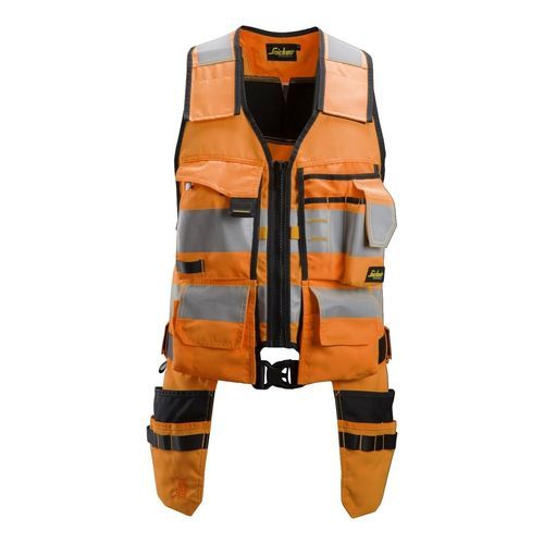 Chaleco de trabajo - 4230 - Snickers Workwear AB - de alta visibilidad / de poliéster / naranja
