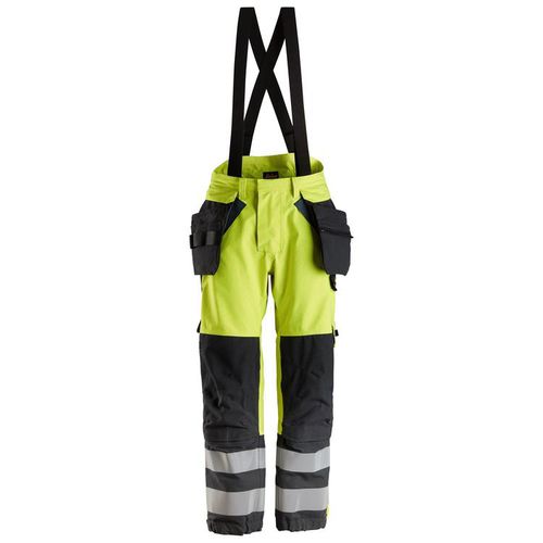 Pantalón de trabajo - 6568 - Snickers Workwear AB - de alta visibilidad / impermeable / concha