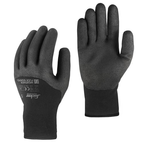 Guante de trabajo - 9325 - Snickers Workwear AB - aislante / de PVC / impermeable