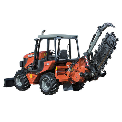 Zanjadora con cadena - RT125 - The Charles Machine Works, Inc - con neumáticos / con operador a bordo / para tractor