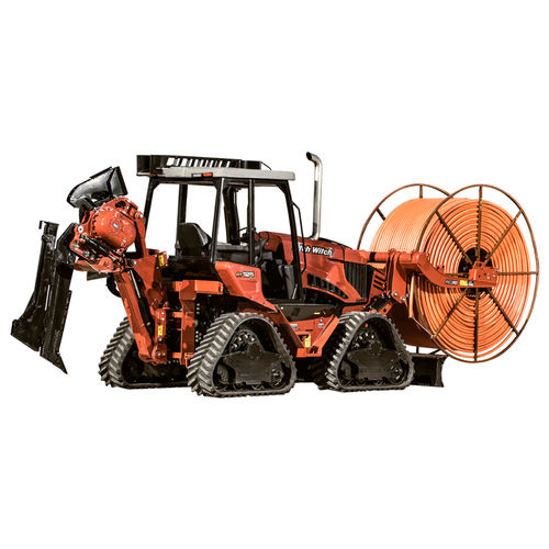 Zanjadora para drenaje - RT125 QUAD - The Charles Machine Works, Inc - con orugas / con operador a bordo