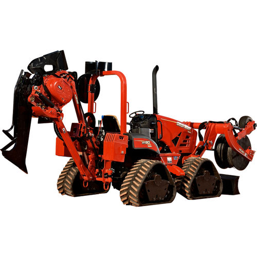 Zanjadora para drenaje - RT80 QUAD - The Charles Machine Works, Inc - de orugas / con operador a bordo