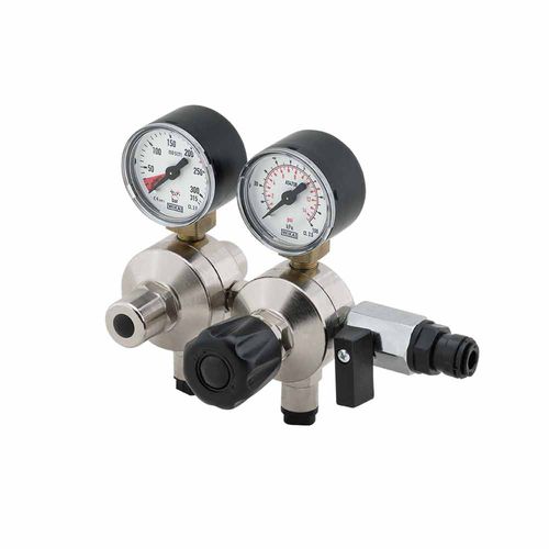 Regulador-reductor de presión de gas - MINORMIX 2 - OXYTURBO SPA - para CO2 / para bombonas