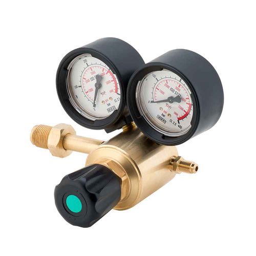 Regulador-reductor de presión para gas - MEGA HP200 - OXYTURBO SPA - de latón / industrial / para bombonas
