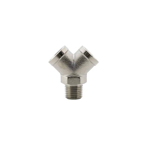 Racor para gas - C series - OXYTURBO SPA - roscado / ángulo recto / en Y