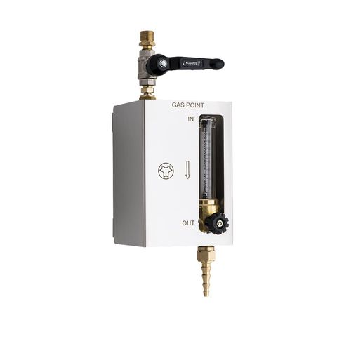Regulador-reductor de presión de gas - 19086 series - OXYTURBO SPA - para CO2 / de metal / de plástico
