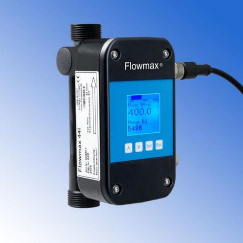 Caudalímetro por ultrasonidos - Flowmax 44i - MIB GmbH Messtechnik & Industrieberatung - de pistón / volumétrico / para líquido