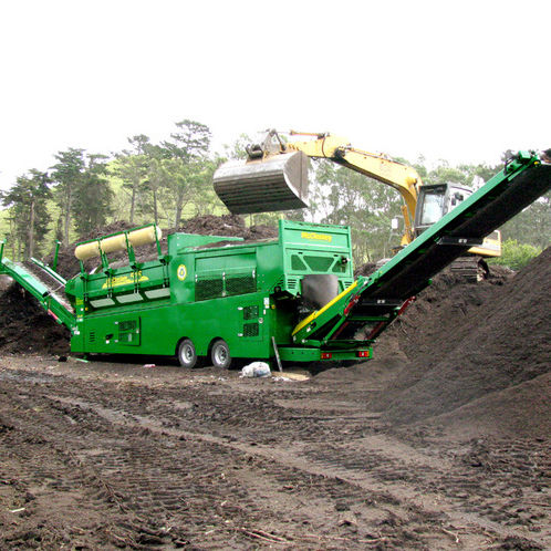 Criba para minas - 516 AT - McCloskey International Limited - móvil / de tambor / para productos a granel