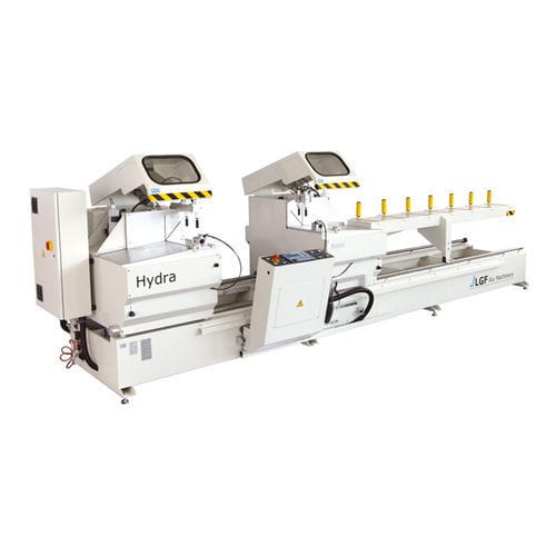 Sierra ingletadora doble - HYDRA MX - LGF MACCHINE SRL - escuadradora / para metales / semiautomática