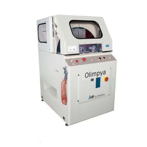 Tronzadora - OLIMPYA - LGF MACCHINE SRL - para aluminio / semiautomática / monocabezal