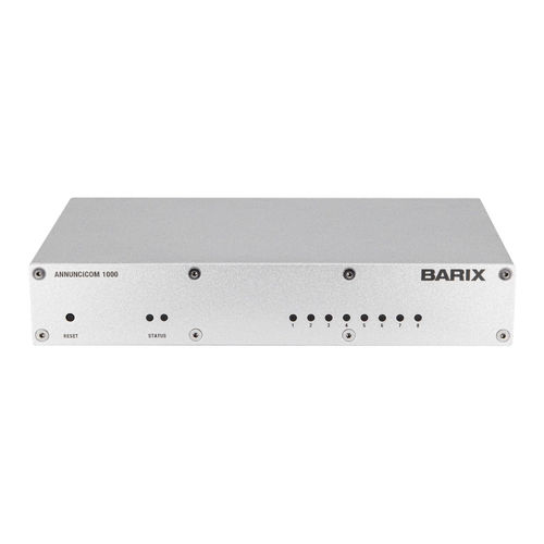 Sistema de interfono de audio - ANNUNCICOM 1000 - Barix - de sobremesa