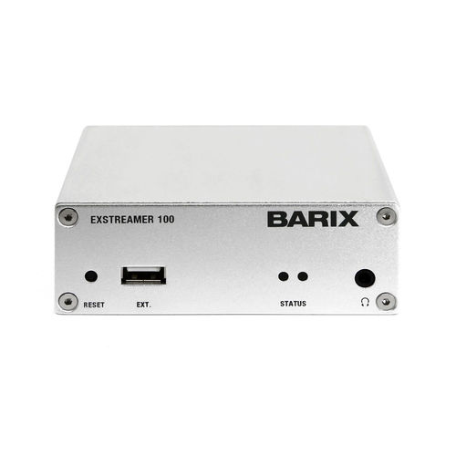 Descodificador IP - EXSTREAMER 100 series - Barix - códec / de audio