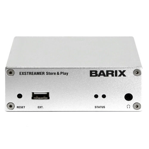 Descodificador IP - EXSTREAMER STORE&PLAY - Barix - de audio