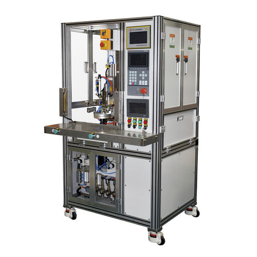 Máquina de soldar por resistencia - DB-110-17018 - Heron Intelligent Equipment Co., Ltd - controlada por PLC / hidráulica / longitudinal