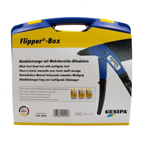 Herramienta de remachado con control manual - Flipper&reg; Box - SFS Group Germany GmbH