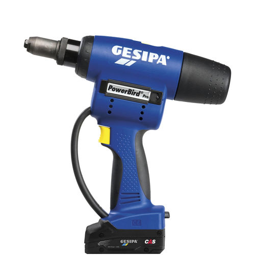 Herramienta de remachado con control de presión - PowerBird&reg; Pro Gold Edition - SFS Group Germany GmbH - con motor brushless DC / con batería / para remache ciego