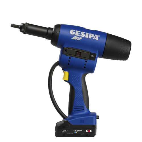 Remachadora con motor brushless DC - FireBird® Pro Gold Edition - SFS Group Germany GmbH - con batería / para tuercas remachables / compacta