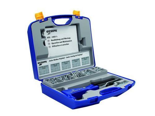 Herramienta de remachado manual - Junior-Box mit PolyGrip-Blindnieten - SFS Group Germany GmbH - para remache ciego