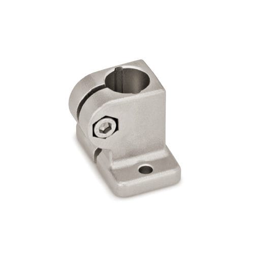 Conexión de tubo redondo - BKZ series - Inocon GmbH - de acero inoxidable / reglable