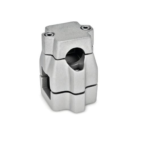 Conexión de tubo redondo - KMU series - Inocon GmbH - en cruz / cuadrado / de aluminio fundido