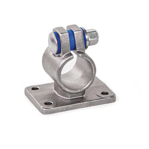 Conexión de tubo redondo - FE series - Inocon GmbH - de acero inoxidable / reglable