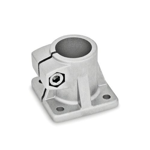 Conexión de tubo redondo - BS series - Inocon GmbH - de aluminio fundido / reglable