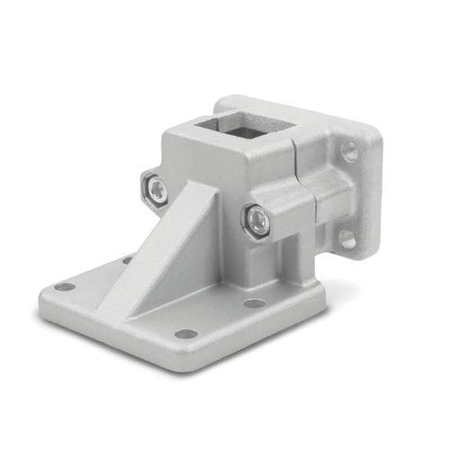 Conexión de tubo redondo - BMA series - Inocon GmbH - de aluminio fundido / reglable