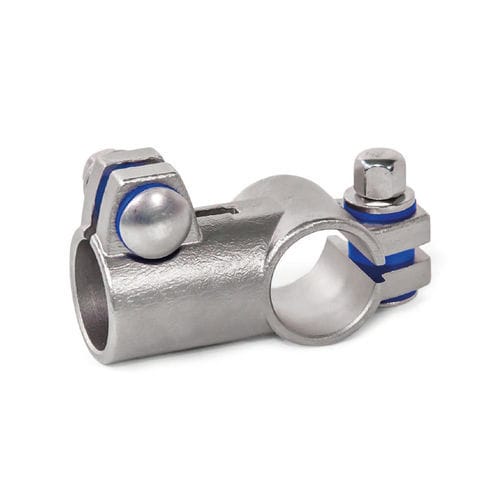 Conexión de tubo en T - TE series - Inocon GmbH - en cruz / de acero inoxidable / reglable