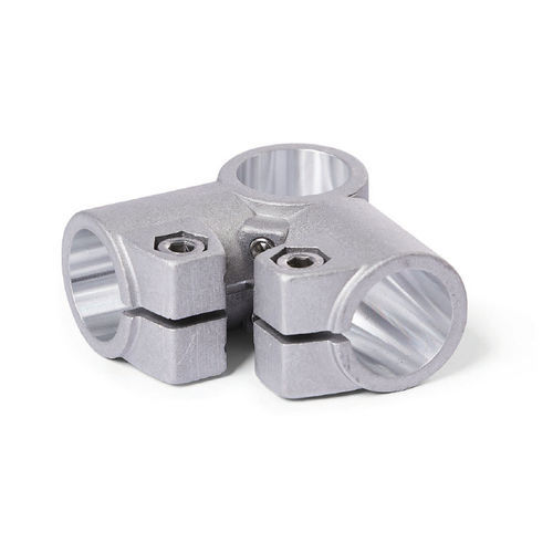 Conexión de tubo de esquina - ES series - Inocon GmbH - de aluminio fundido / reglable