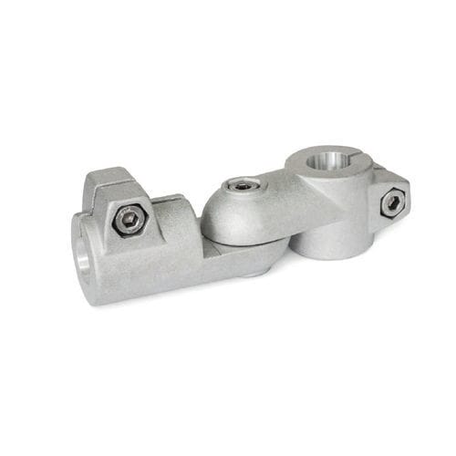 Conexión de tubo redondo - GSP series - Inocon GmbH - articulado / de aluminio fundido / reglable