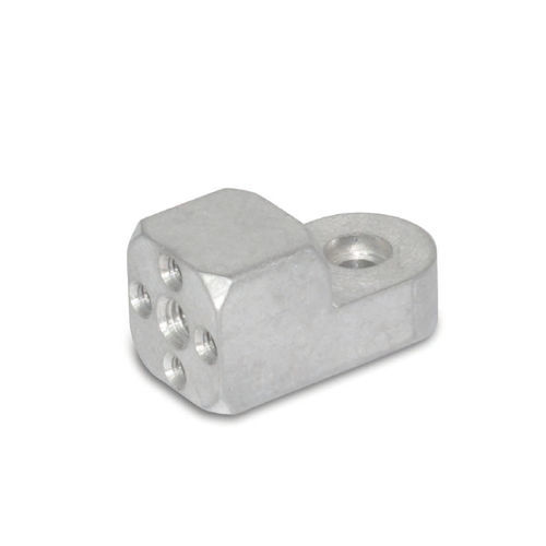 Conexión de tubo redondo - LGA series - Inocon GmbH - codo a 45º / de aluminio / reglable