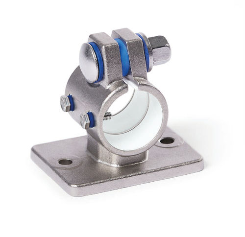Conexión de tubo redondo - FEZ.E series - Inocon GmbH - de acero inoxidable / reglable / corredero