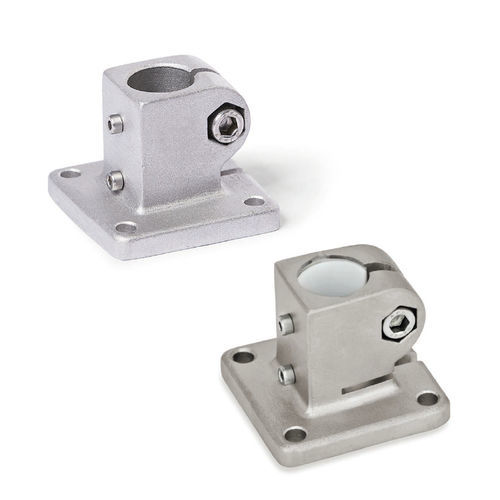 Conexión de tubo redondo - BK.E series - Inocon GmbH - de aluminio / de acero inoxidable / reglable