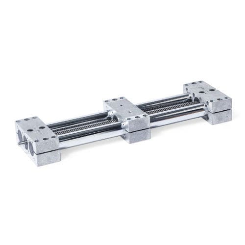 Eje lineal de doble tubo - VD1D series - Inocon GmbH - manual / de aluminio / de precisión