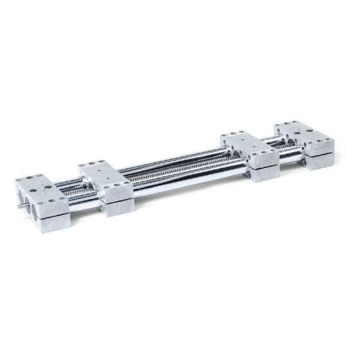Eje lineal de doble tubo - VD2E series - Inocon GmbH - manual / de aluminio / de precisión