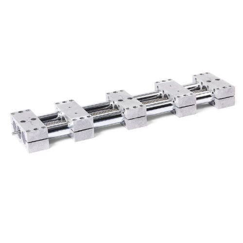 Eje lineal de doble tubo - VD3E series - Inocon GmbH - manual / de aluminio / de precisión
