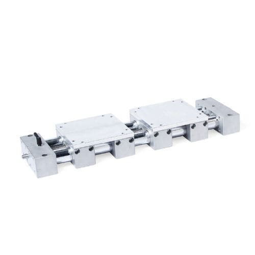 Eje lineal de doble tubo - PD2D series - Inocon GmbH - manual / de aluminio / de precisión