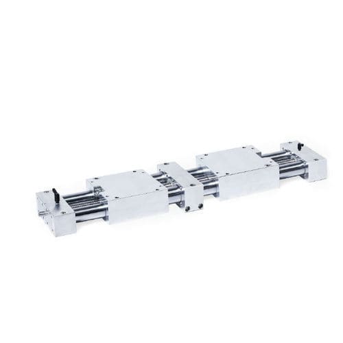 Eje lineal de husillo de bolas - PD3DK series - Inocon GmbH - de doble tubo / manual / de aluminio