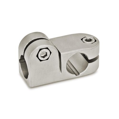 Conexión de tubo en T - TK series - Inocon GmbH - en cruz / de acero inoxidable / reglable